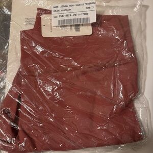 Fabletics Mahogany High-Waisted Leggings